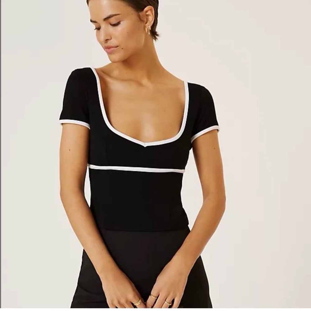 Anthropologie Black Top